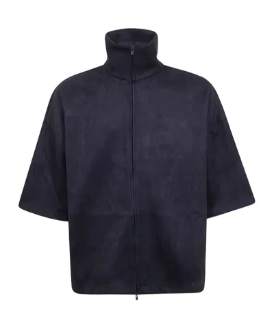 Essentials Zip-fastening Jacket In Blue