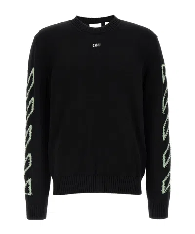 Off-white Sweater Men In Black