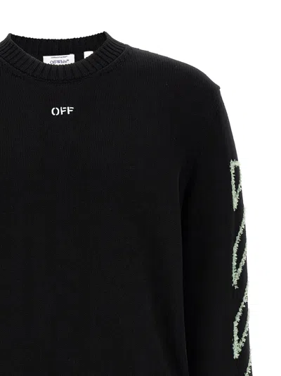 Off-white Sweater Men In Black