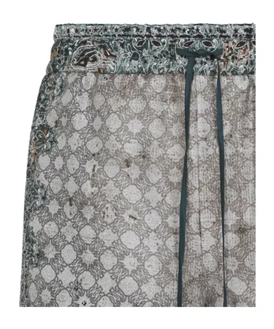 Amiri Multicolor Bandana Silk Bermuda In Multi