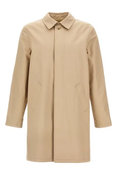 A.p.c. Mens Ville Cotton Raincoat In Neutral