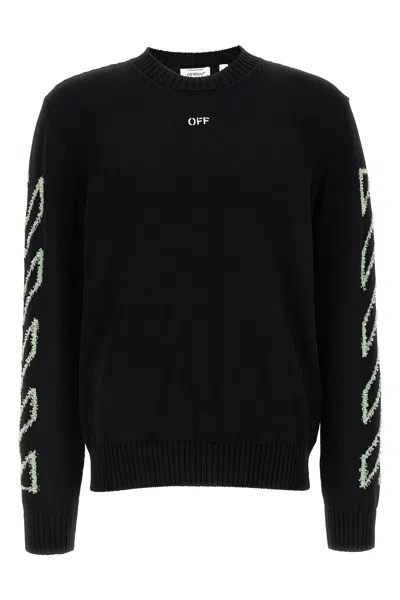 Off-white Sweater Men In Black