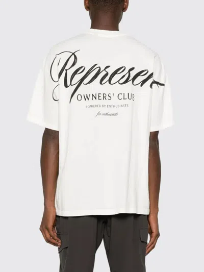 Represent Cotton Logo T-shirt In White
