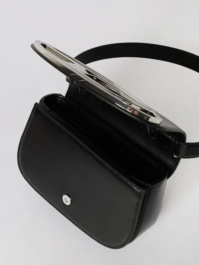 Diesel Mini Shoulder Bag In Soft Nappa Leather With Logo Detail In Pattern