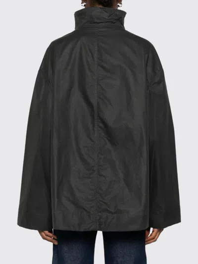 Totême Black Solid Zipped Jacket In Black