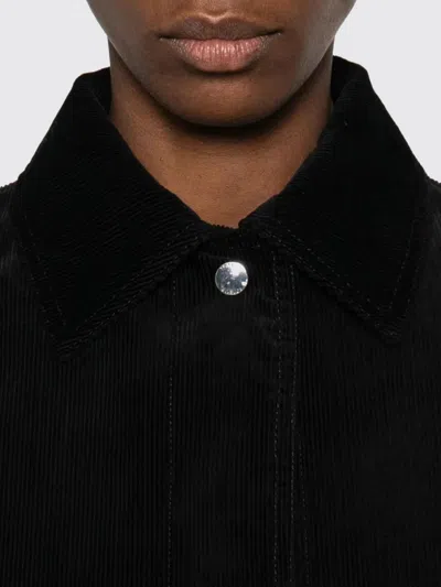 Totême Toteme Organic Cotton Corduroy Overshirt Jacket In Black