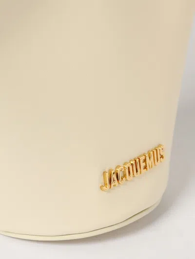 Jacquemus Womens Light Ivory Le Petit Bambola Small Leather Top-handle Bag In Neutral