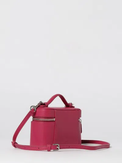 Marc Jacobs The Vanity Bag Pink Crossbody Bag With Removable Shoulder Strap And Logo Lettering On The Front In L In Purple