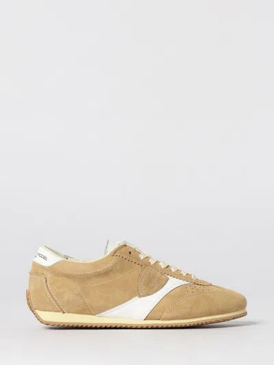 Philippe Model Planche Low Sneakers With Retro Aesthetic And Premium Materials In Brown