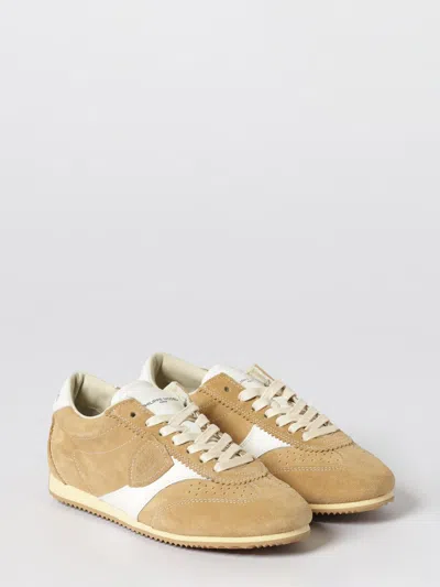 Philippe Model Planche Low Sneakers With Retro Aesthetic And Premium Materials In Brown