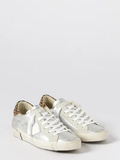 Philippe Model Prsx Leopard-print Low Trainers In Neutral