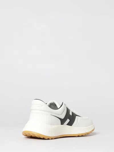 Hogan White H Logo Lace-up Sneakers