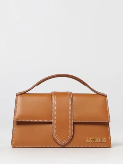 Jacquemus Le Grand Bambino Leather Crossbody Bag In Brown