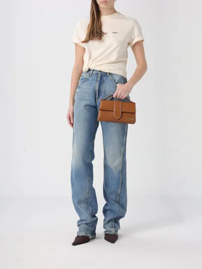 Jacquemus Le Grand Bambino Leather Crossbody Bag In Brown