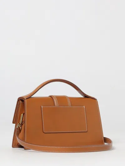 Jacquemus Le Grand Bambino Leather Crossbody Bag In Brown