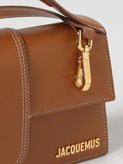 Jacquemus Le Grand Bambino Leather Crossbody Bag In Brown