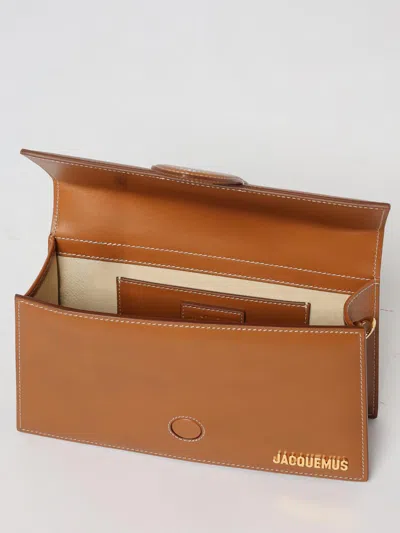 Jacquemus Le Grand Bambino Leather Crossbody Bag In Brown