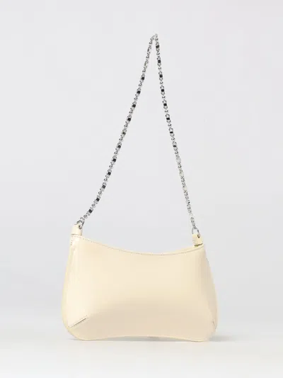 Jacquemus Bag Le Petit Kiss Chain In Brushed Leather In Brown