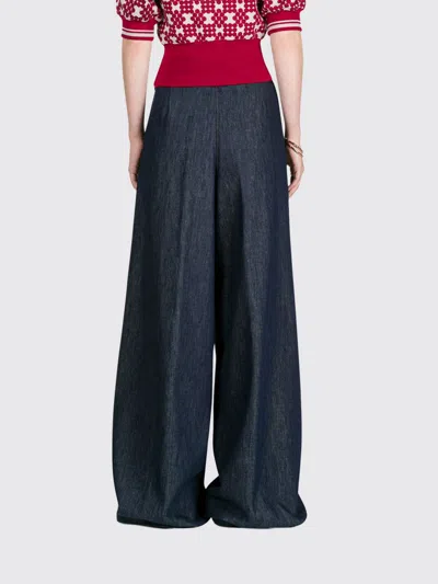 Dries Van Noten Indigo High-waisted Wide-leg Jeans With Exaggerated Length In Blue