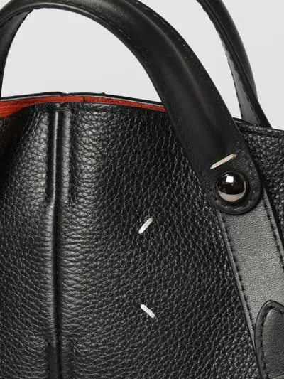 Maison Margiela Dress-age Small Leather Handbag In Brown