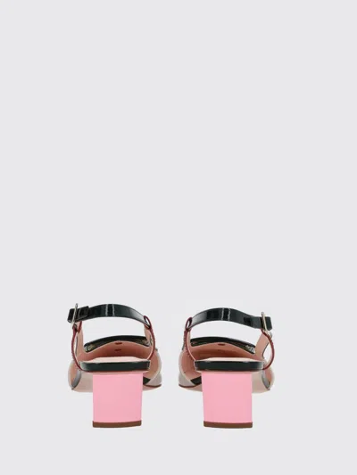 Roger Vivier 45mm Belle Vivier Patent Leather Lacquered Buckle Slingback Pumps In Multi