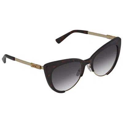 Moschino Mos040/s 0086 9o Cat Eye Sunglasses 55 Mm In Brown