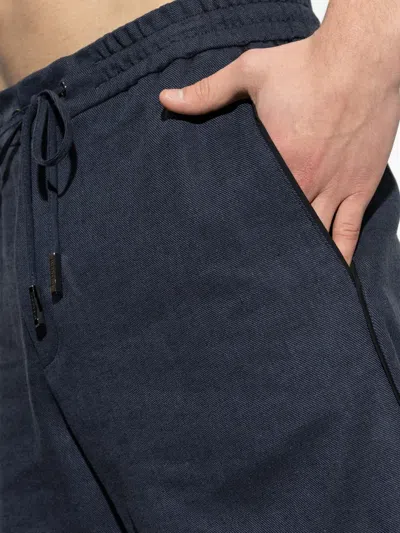 Iceberg Drawstring Shorts In Blue