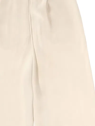 Alysi Tailored Wide Leg Pants Light Design In Neutral