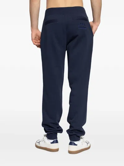 Iceberg Drawstring Track Pants In Blue