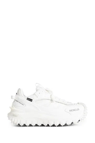 Moncler Waterproof Trailgrip Gtx Sneakers With Carbon Fiber In White