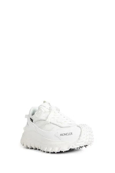 Moncler Waterproof Trailgrip Gtx Sneakers With Carbon Fiber In White