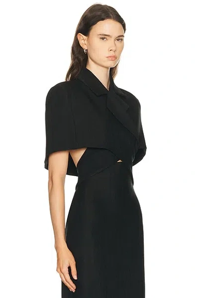 Sev Tailored Cape In Black