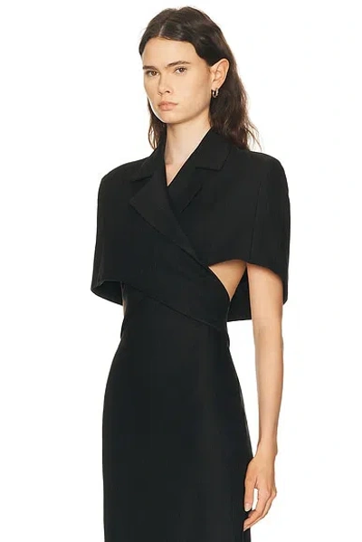 Sev Tailored Cape In Black