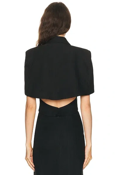Sev Tailored Cape In Black