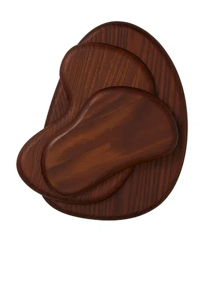 Ferm Living Cairn Cutting Boards In Brown