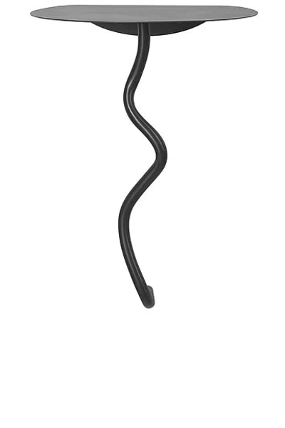 Ferm Living Curvature Wall Table In Black