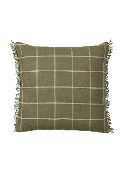 Ferm Living Calm Cushion In Green