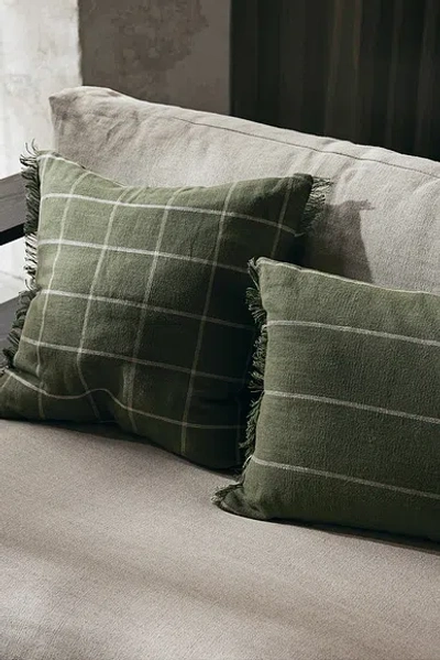 Ferm Living Calm Cushion In Green