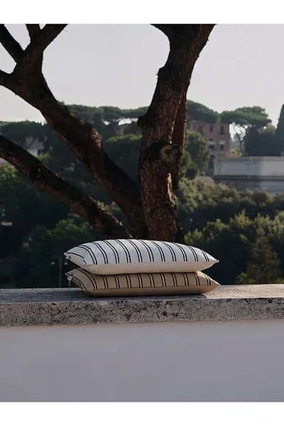 Ferm Living Rectangular Twill Cushion In Nude