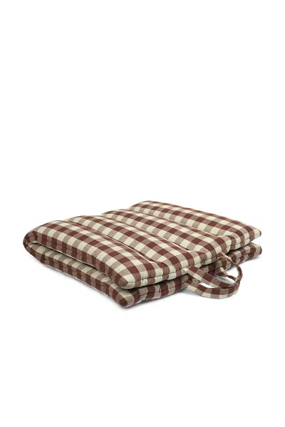 Ferm Living Bothy Check Folding Mat In Multi