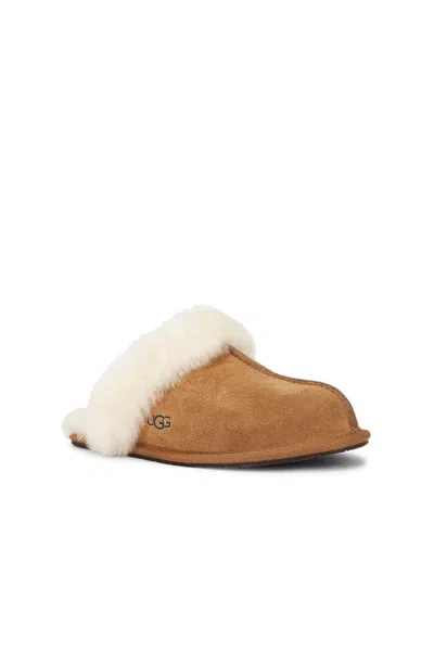 Ugg Scuffette Ii Slippers With Wool Lining Shoes In Brown