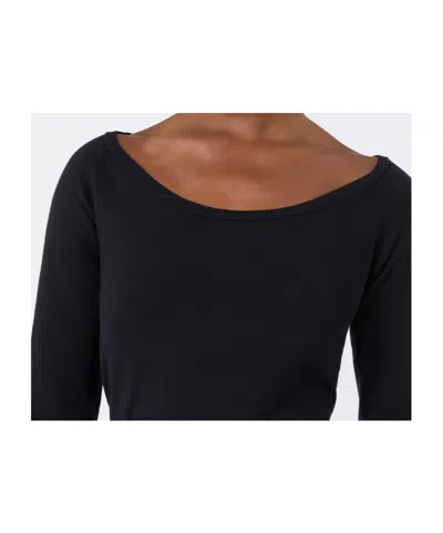 Max Mara Bow-decorated Wool Sweater In Black