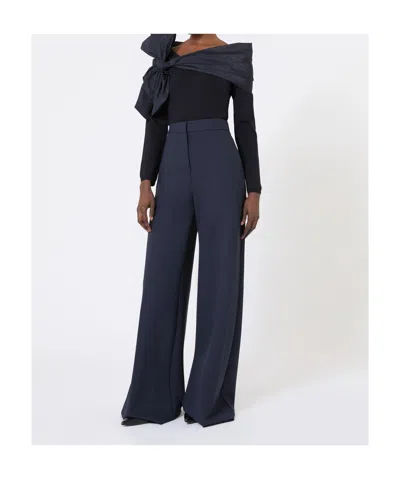 Max Mara Bow-decorated Wool Sweater In Black