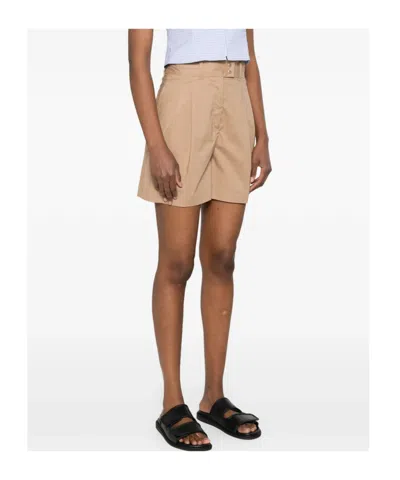 Herno Belt Loop Shorts In Blue