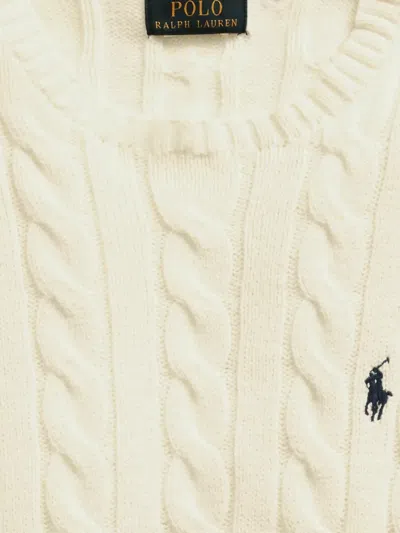 Polo Ralph Lauren Cable-knit Wool-cashmere Sweater In Andover Cream