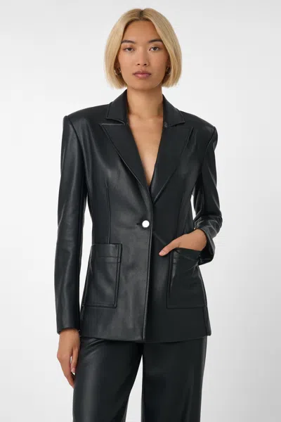 Toccin Rory Single Button Blazer In Black