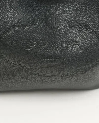 Prada Vitello Phenix Hobo Bag In Pattern
