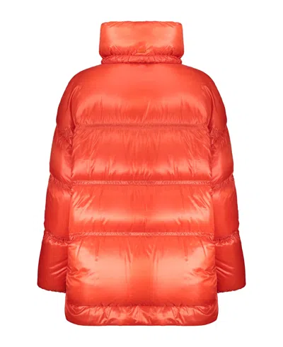 Herno Quilted Puffer Jacket In Red