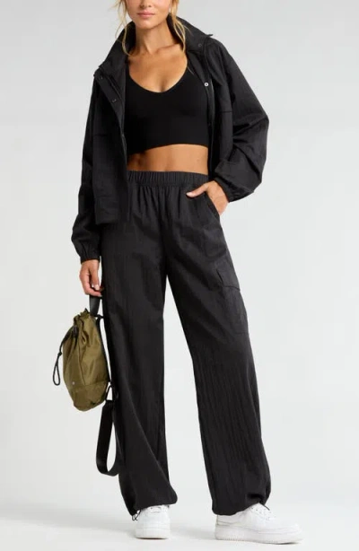 Zella Boundless Utility Jacket In Black