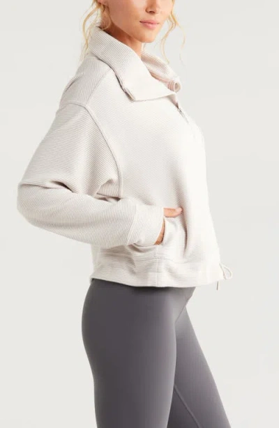 Zella Soft Modal Blend Half Zip Pullover In Multi